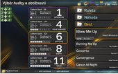 Playdance - Výběr hudby a obtížnosti